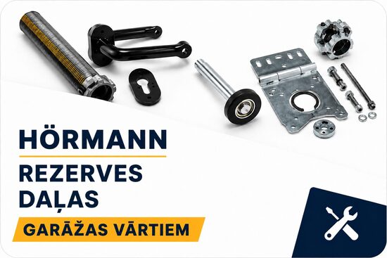 Garāžas vārtu rezerves daļas